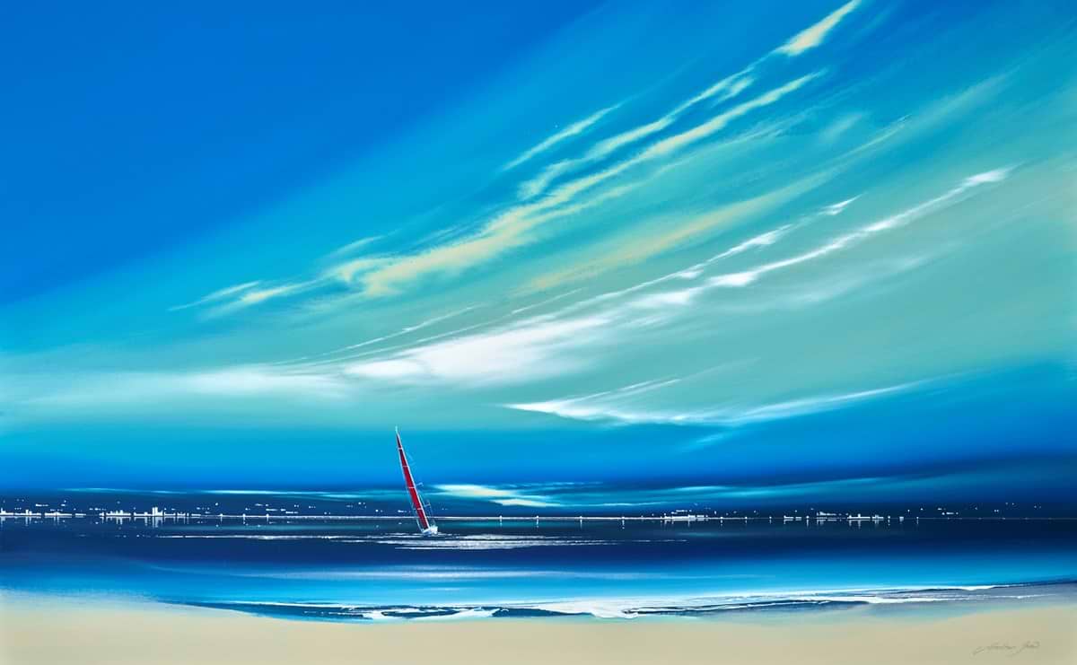 Sailing Between the Blue