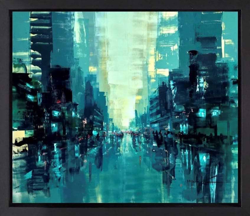 New York - The Last Light VI (Framed)
