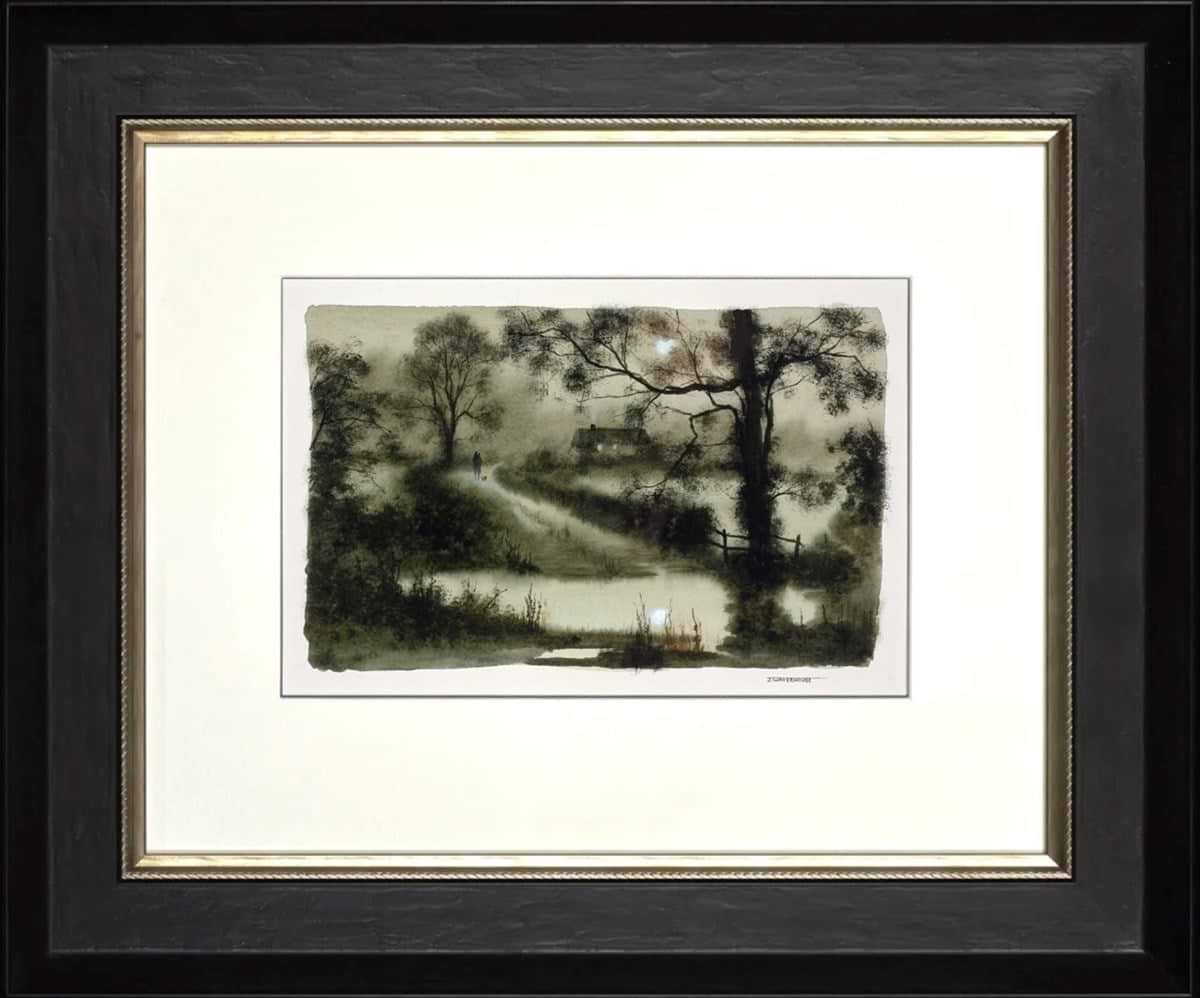 To The Ford and back (Study) (Framed)