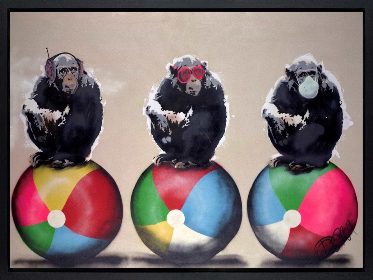 Hear No Evil, See No Evil, Speak No Evil (Framed)