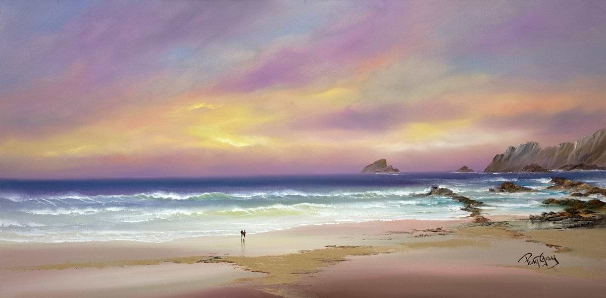 Pastel Skies By The Coast