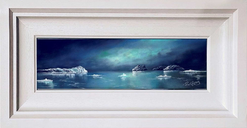 Ice Blue III (Framed)