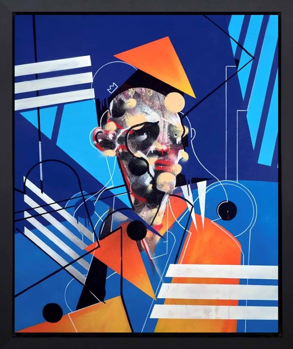 Geometric Nightmare (Framed)