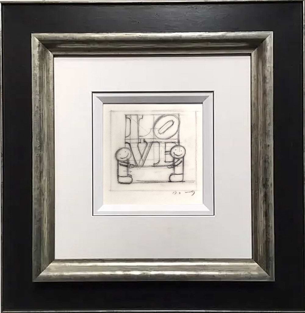 Taking Love Home (Sketch) Letters (Framed)