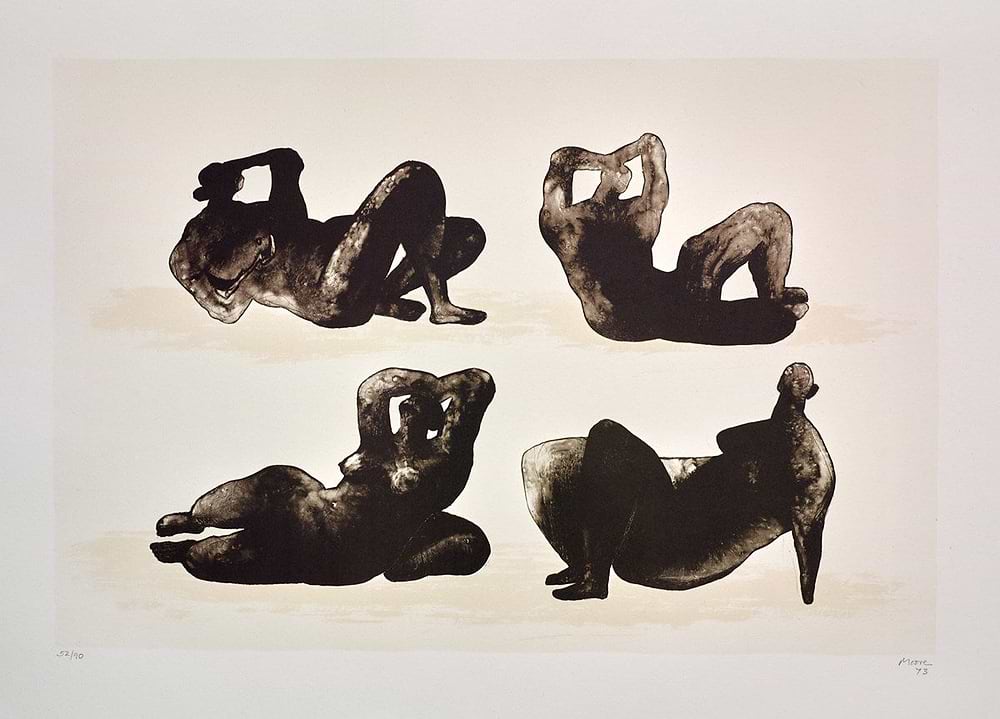 Four Reclining Figures, 1973