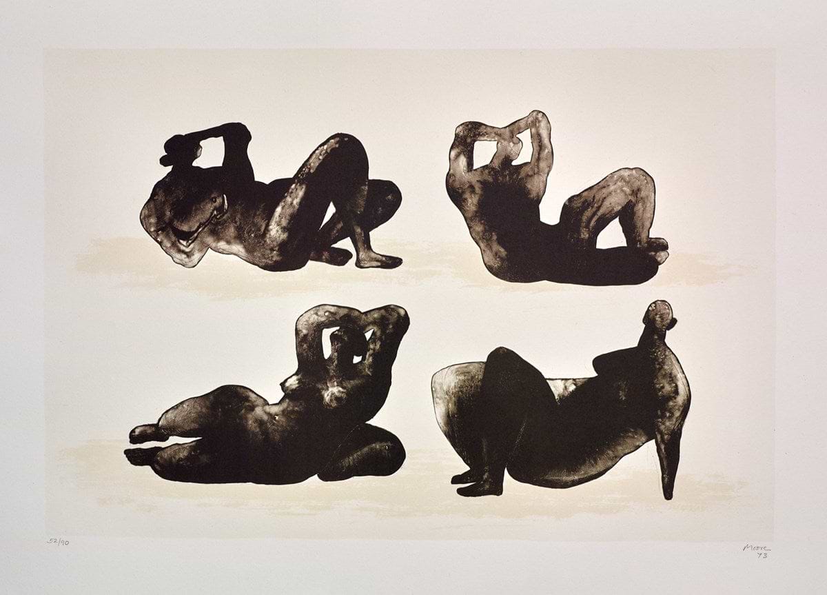 Four Reclining Figures, 1973