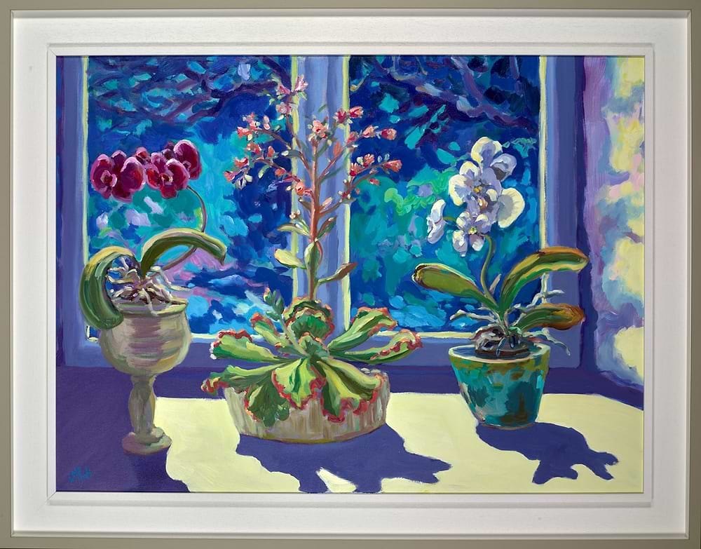 My Kitchen Window and Grandmother's Pots