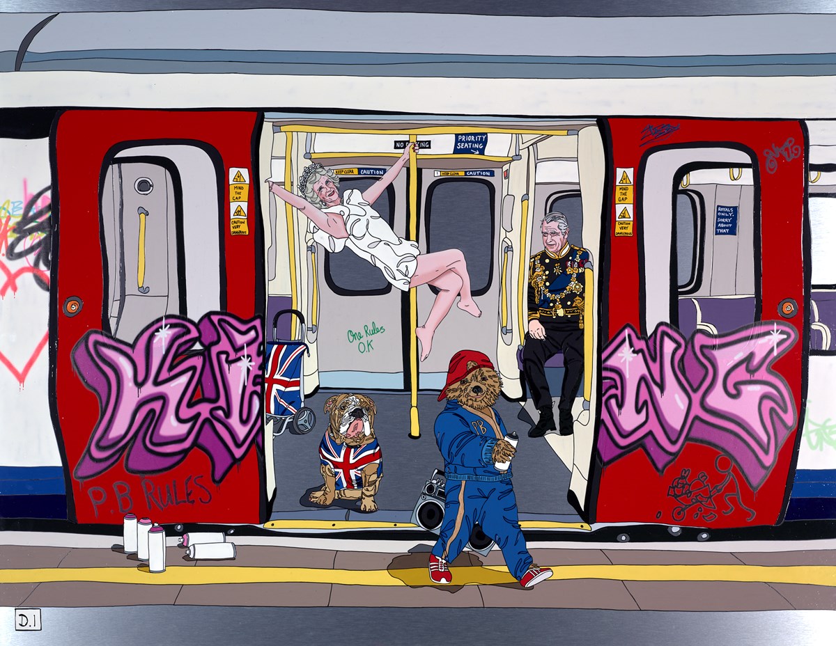 King and Camilla On Tube