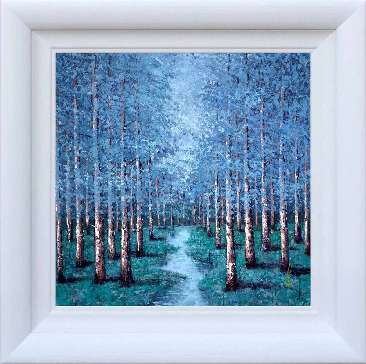 A Forest Stream III (Framed)