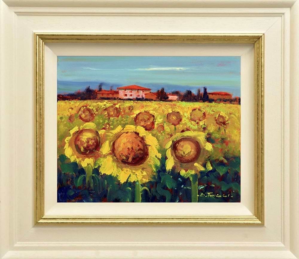 Campi di Girasole V (Framed)