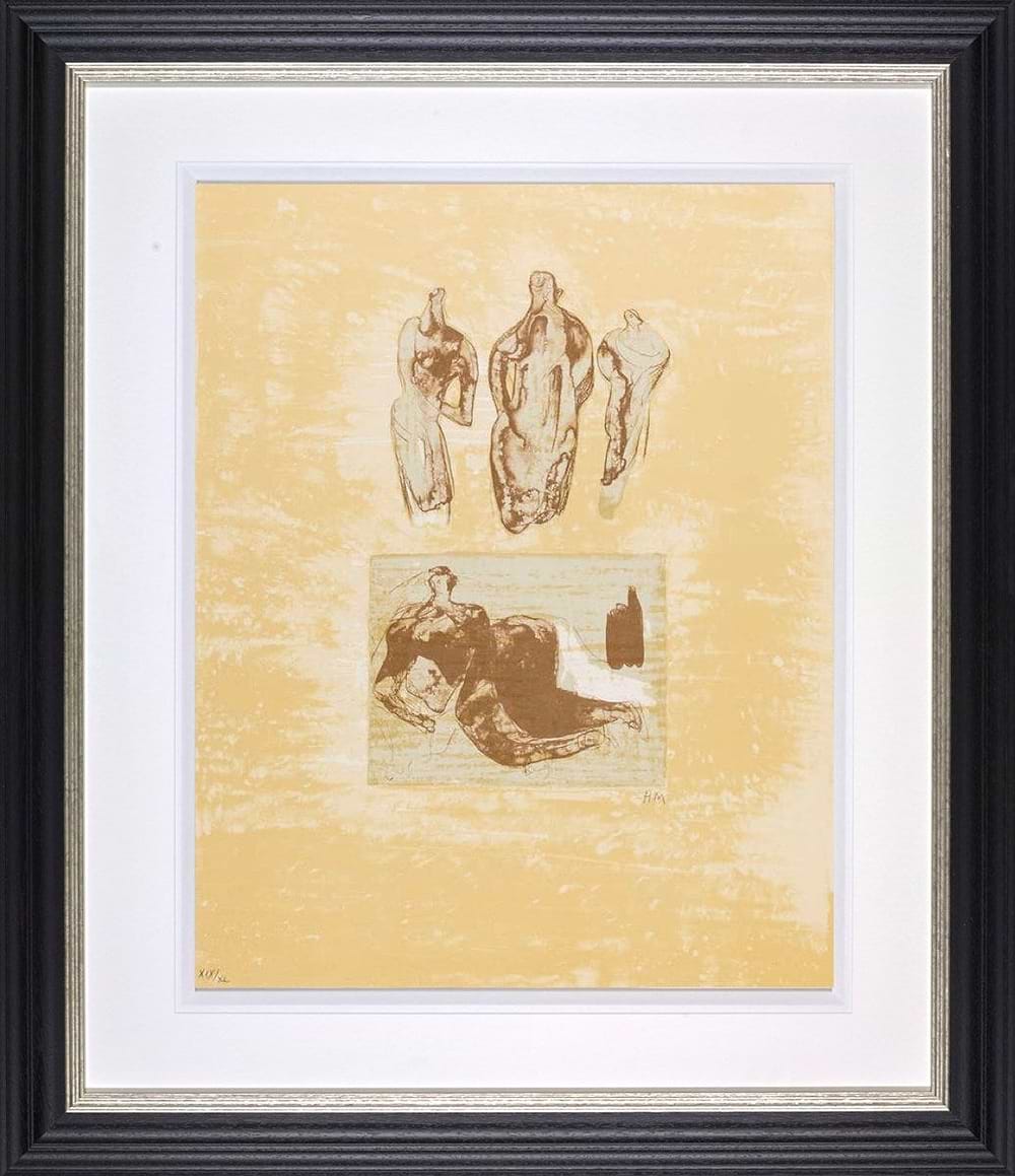 Four Standing Figures (Cramer 324) 19/40 (Framed)