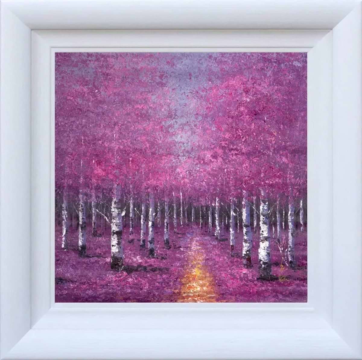 Purple World III (Framed)