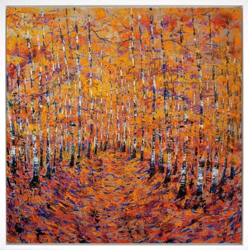 Shining Yellow Wood (Framed)