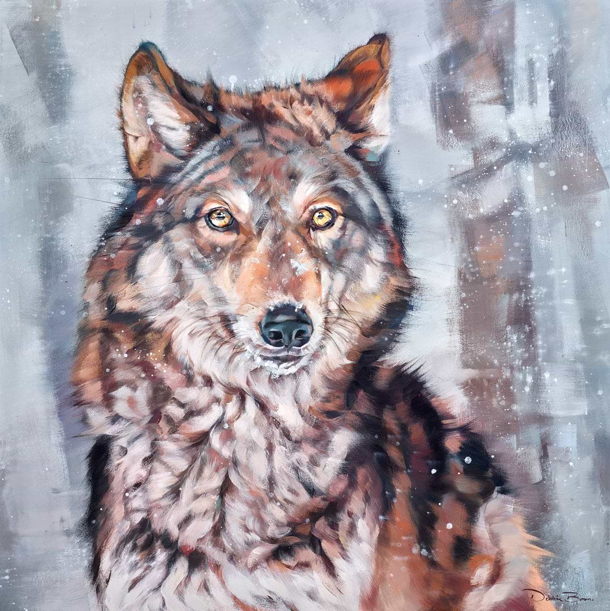 Wolf In Winter