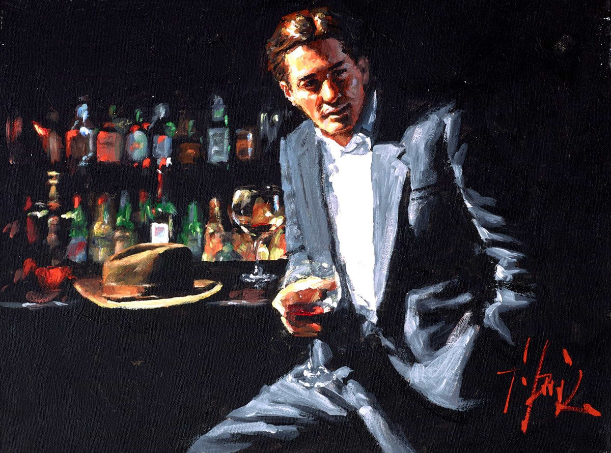 Black Suit and Red Wine