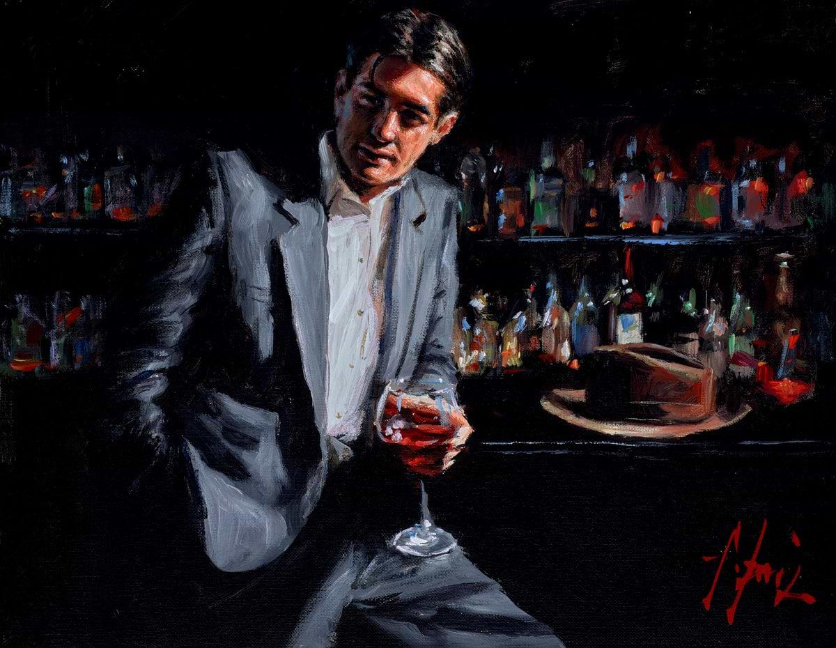 Red Wine and Black Suit