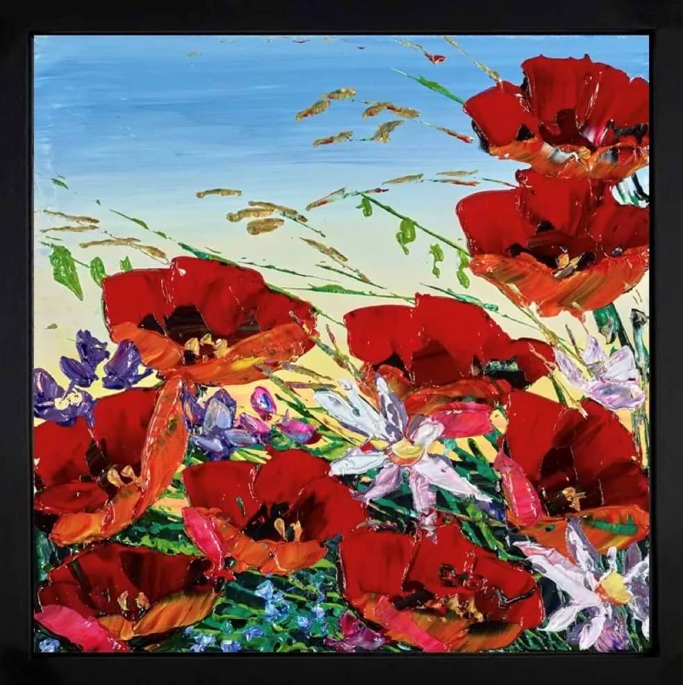 Poppies (Framed)