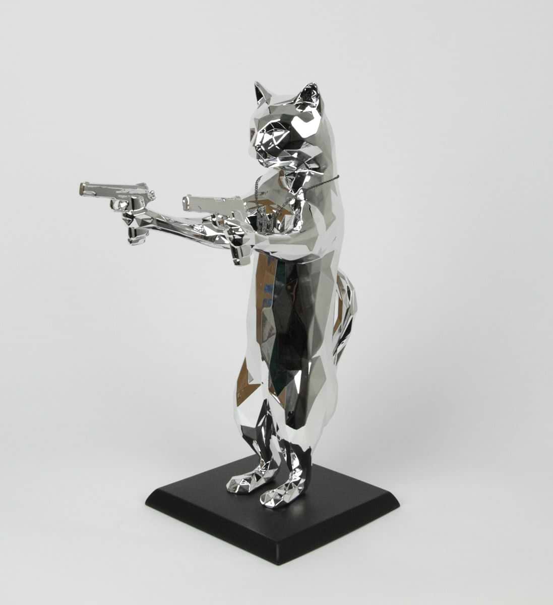 Rebel With The Paws (chrome/black)