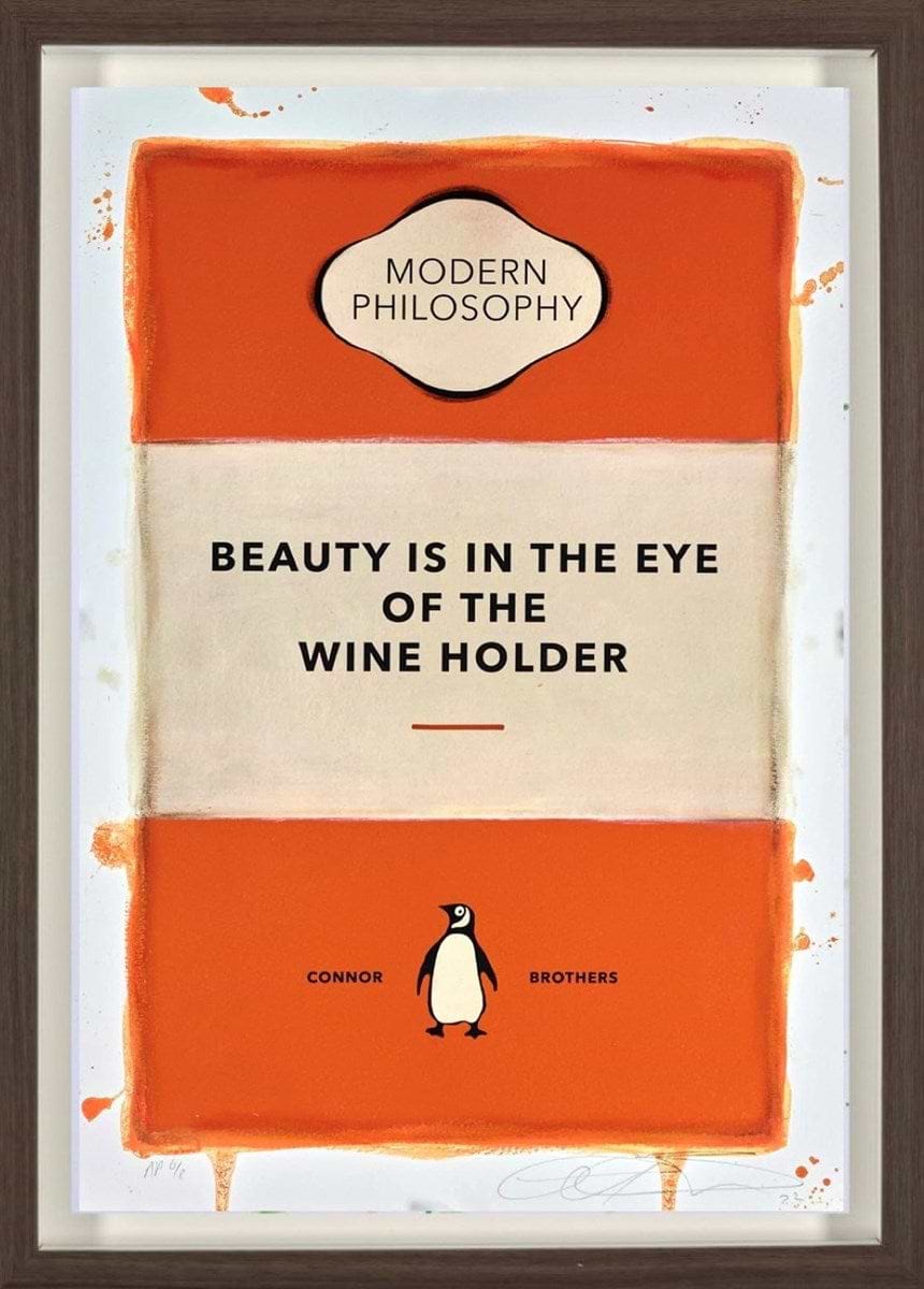 Beauty is in the Eye of the Wine Holder (Framed)