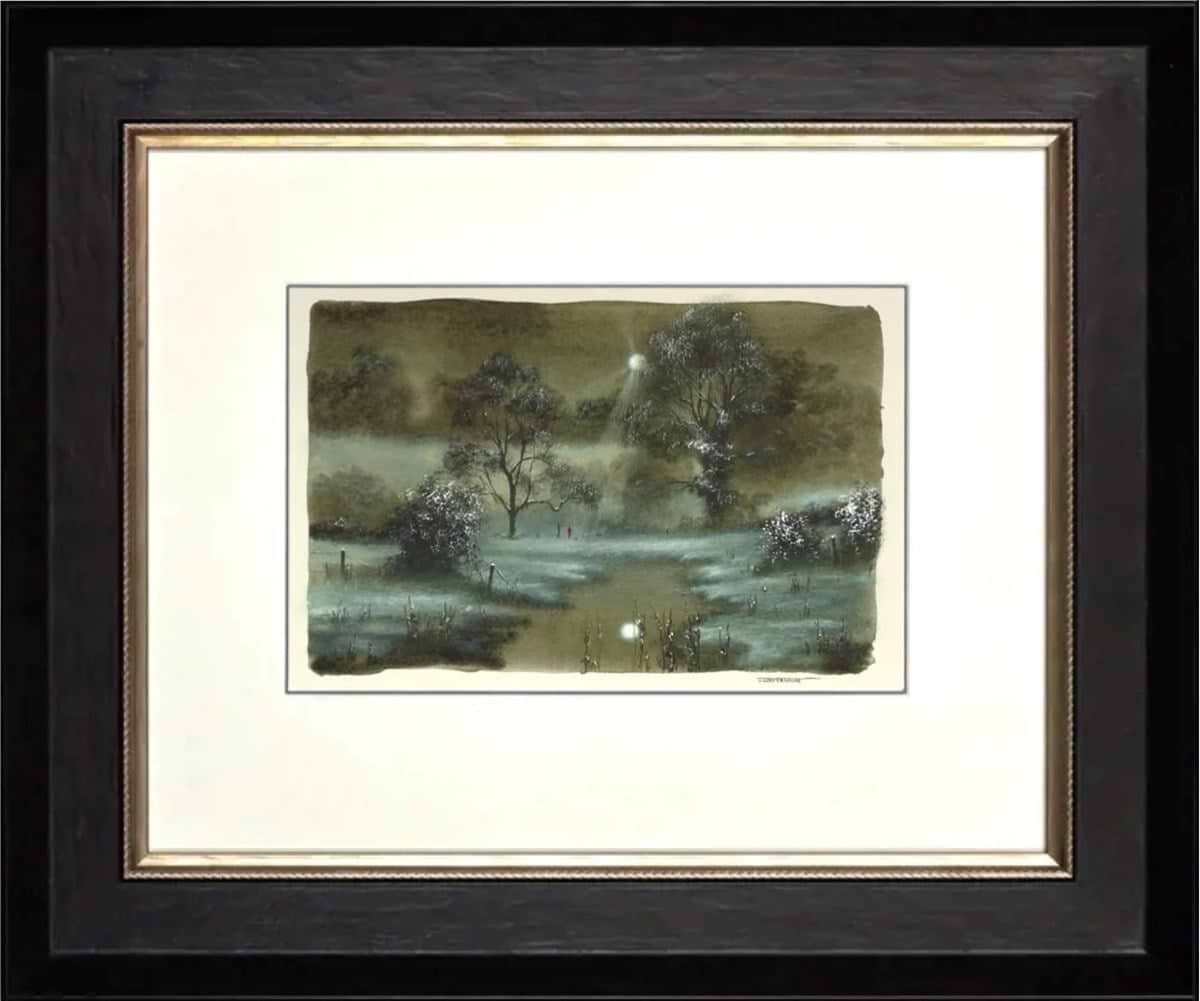 A Walk in the Snow (Framed)