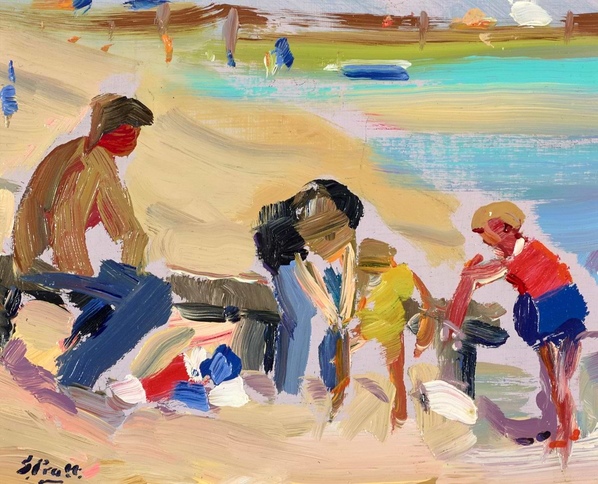 Figures Sketch, St Ives
