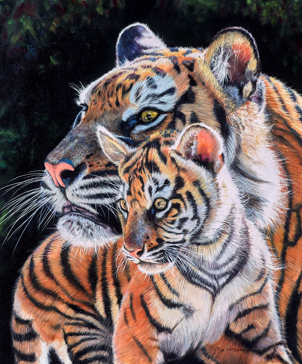 Tiger and Cub Reunion