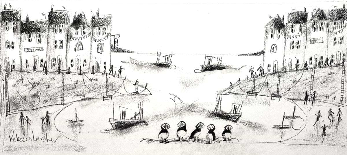 Puffin Party (sketch)