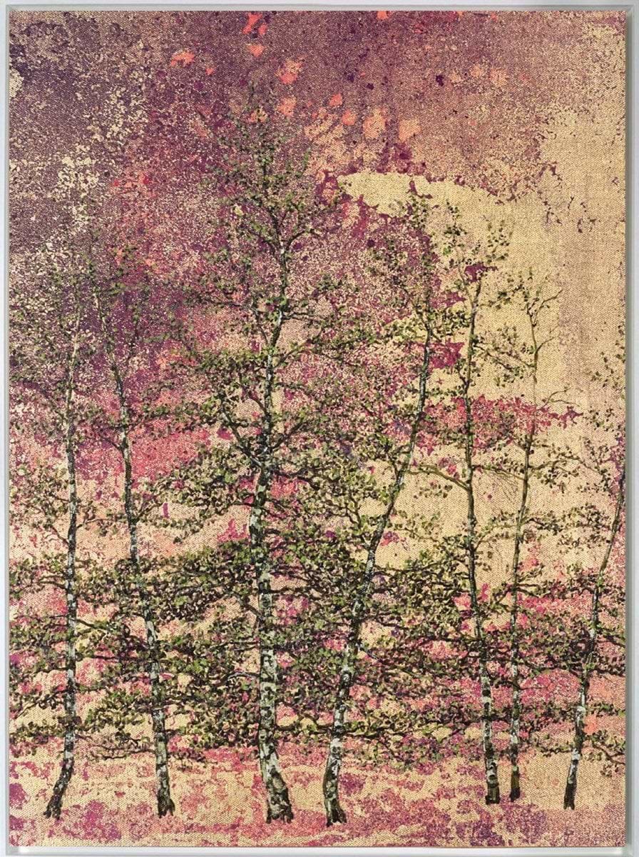 Golden Betula (Framed)