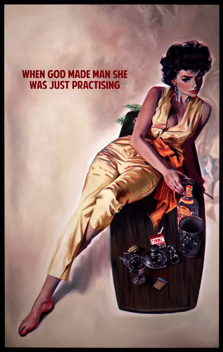 When God Made Man She Was Just Practising (light brown)