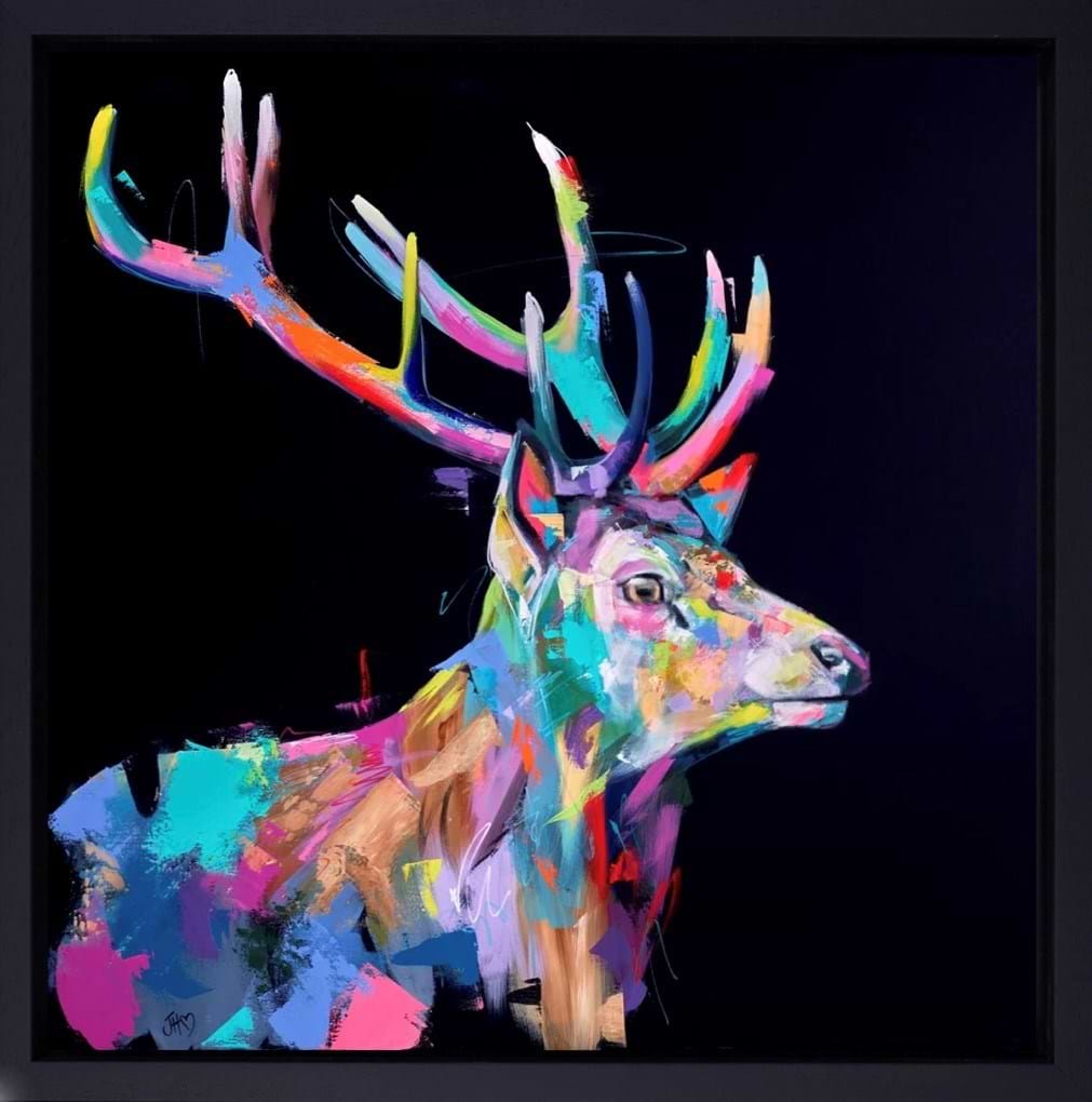 Hebrides Stag (Framed)