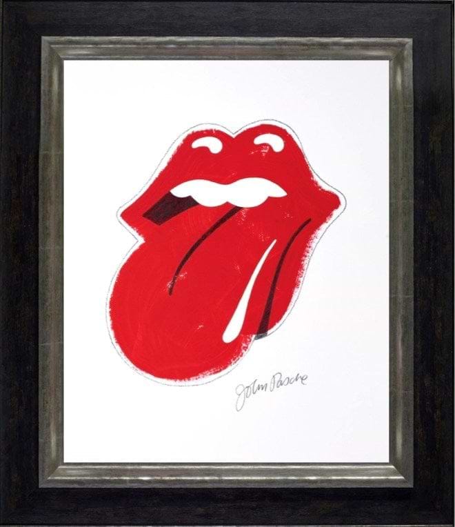 Rolling Stones Logo (Framed)
