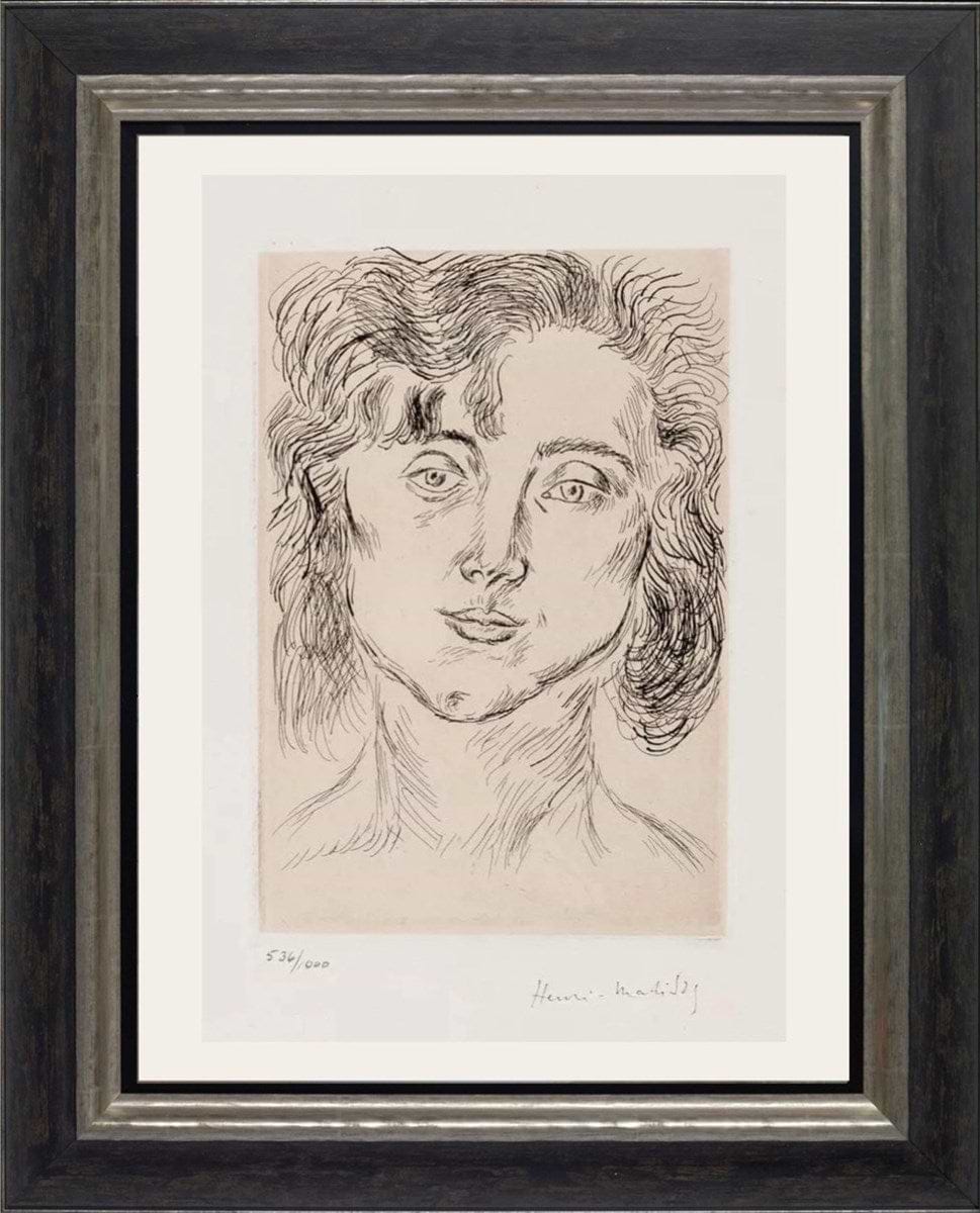 Mlle M.M. from Cinquante Dessins, 1920 (Framed)