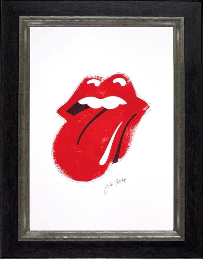 Rolling Stones Logo (Framed)