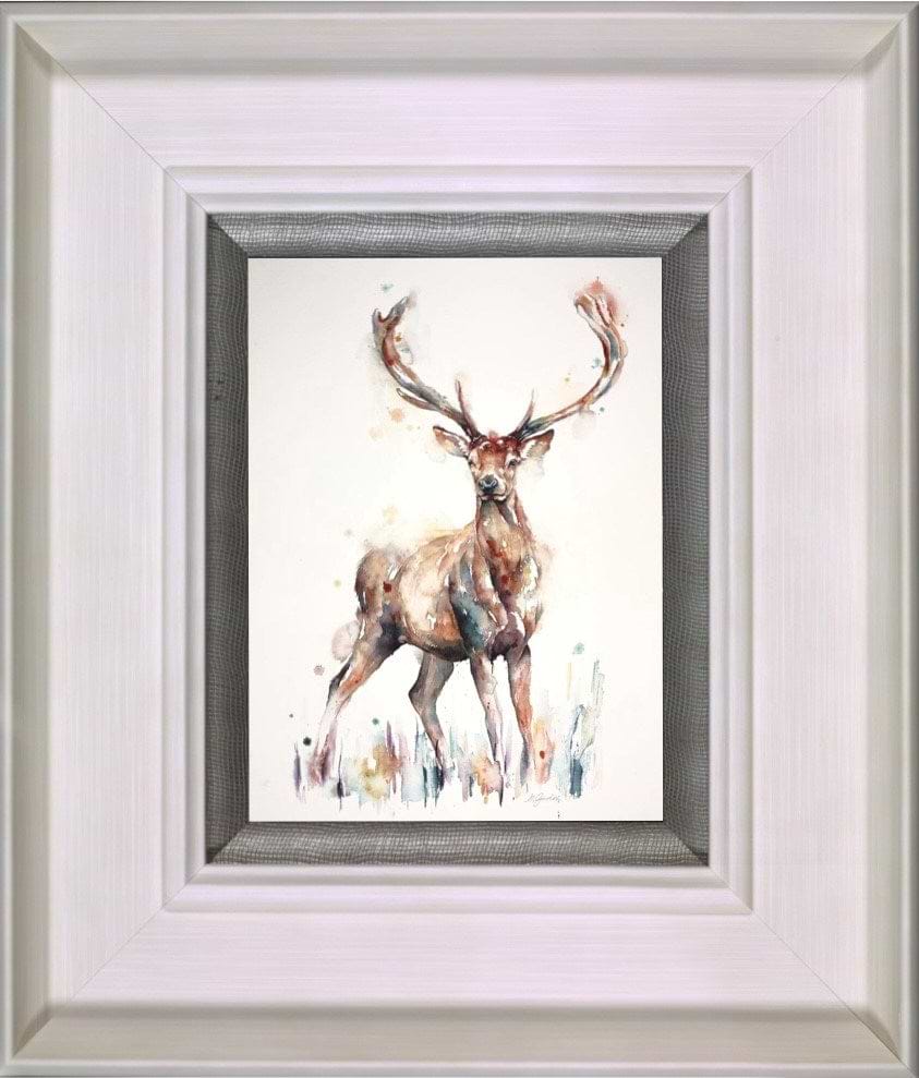 Alert - Red Stag (Framed)