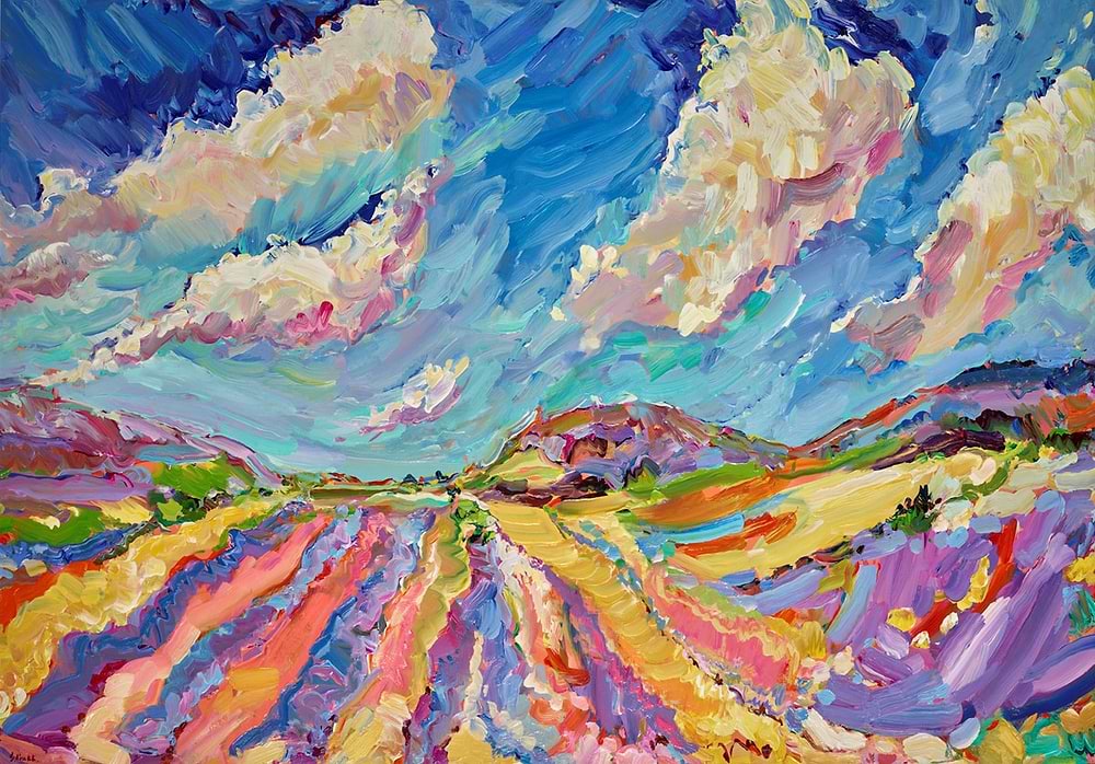 Lavender Below, Mont Ventoux