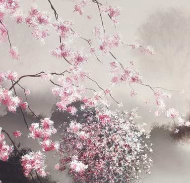 Through Blossom Fields I (Detail2)