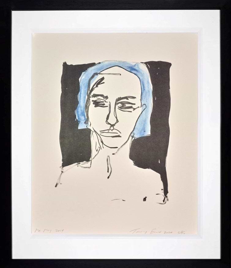 These Feelings Were True, Blue Madonna, 2020 (Framed)