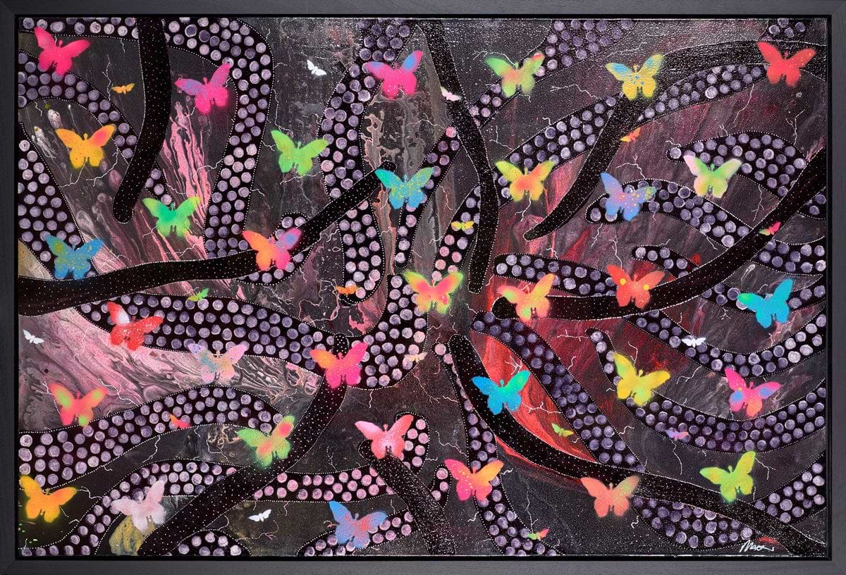 Luminous Butterflies Tribal