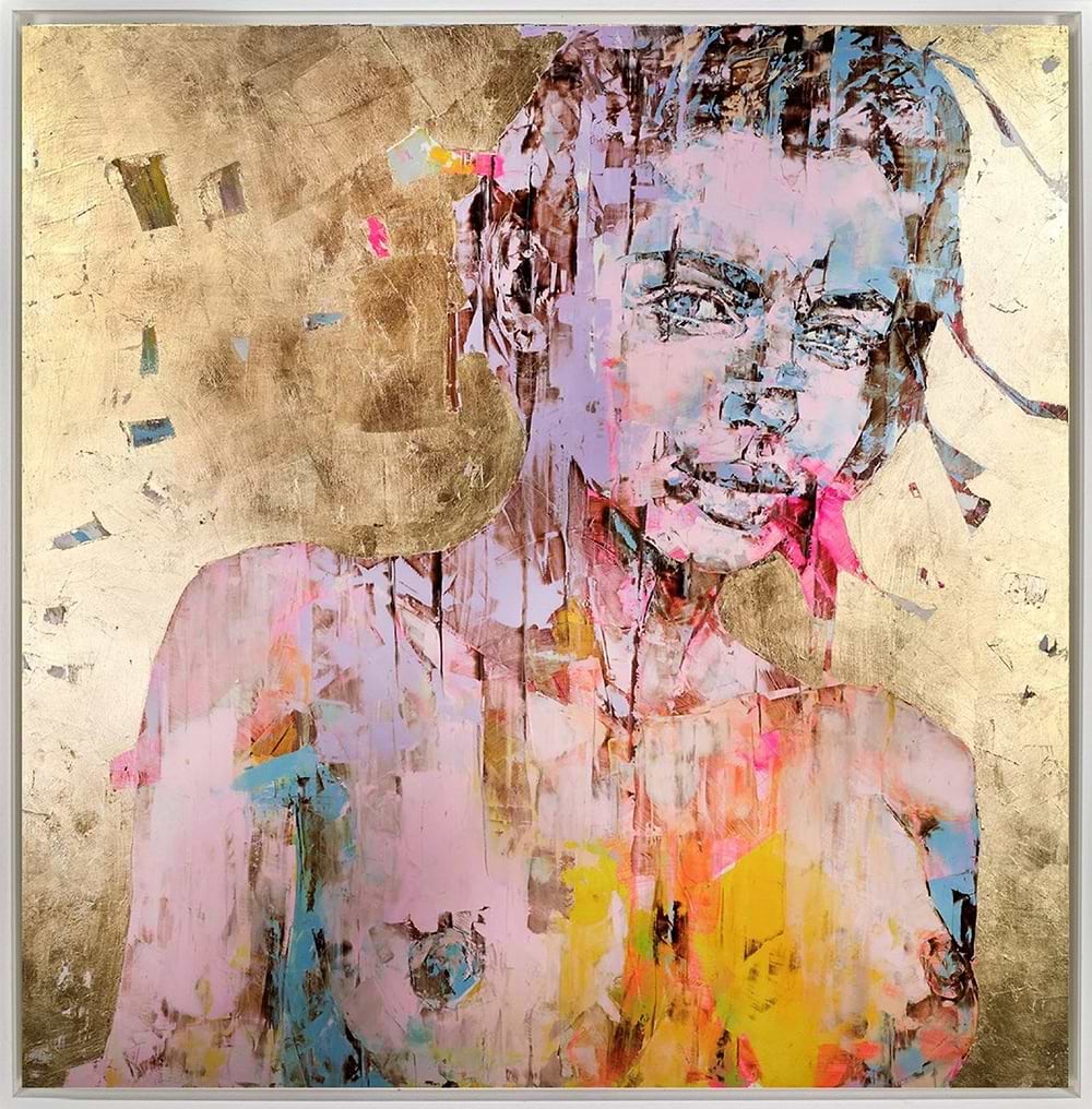 Golden Portrait IV (Framed)