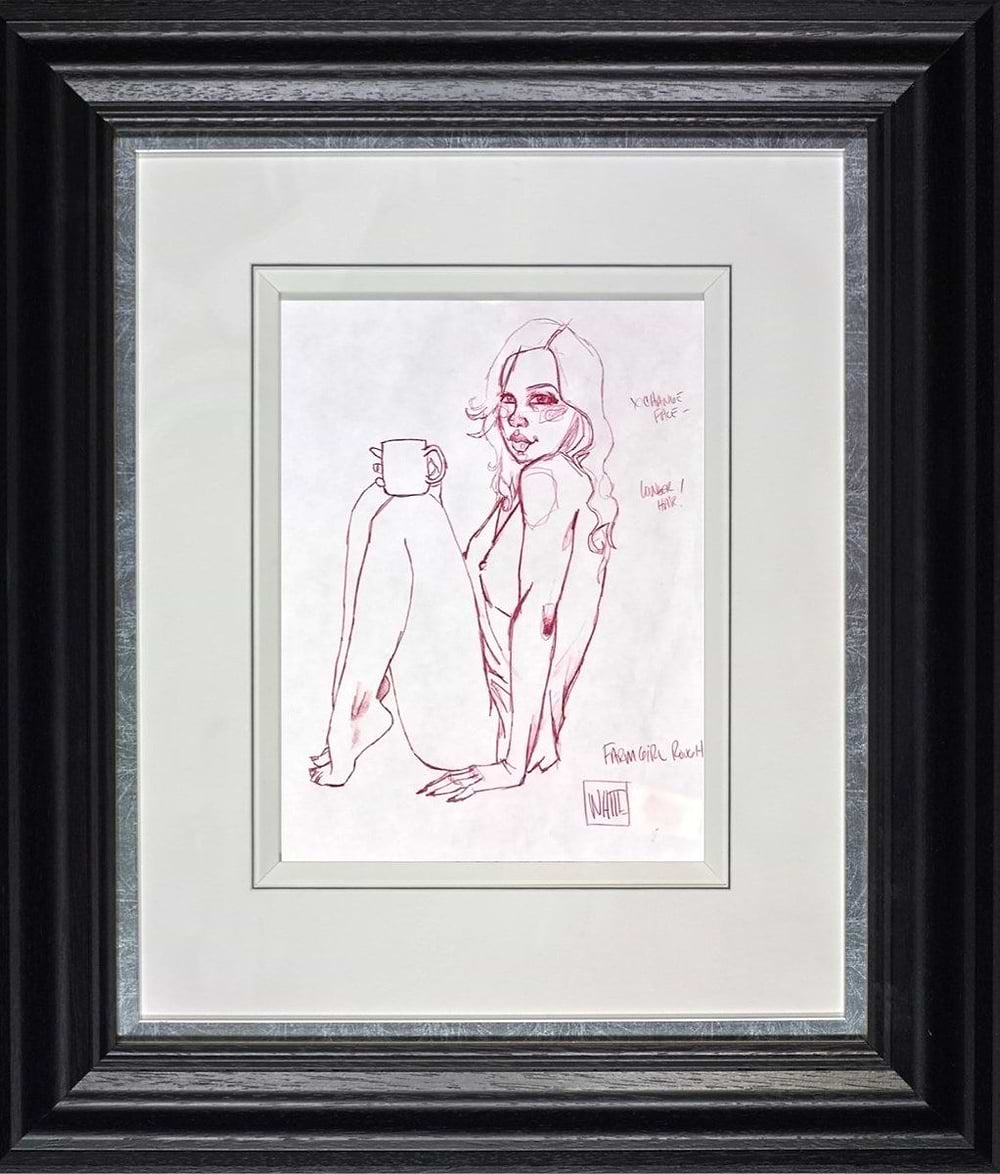 Farm Girl Study (Framed)