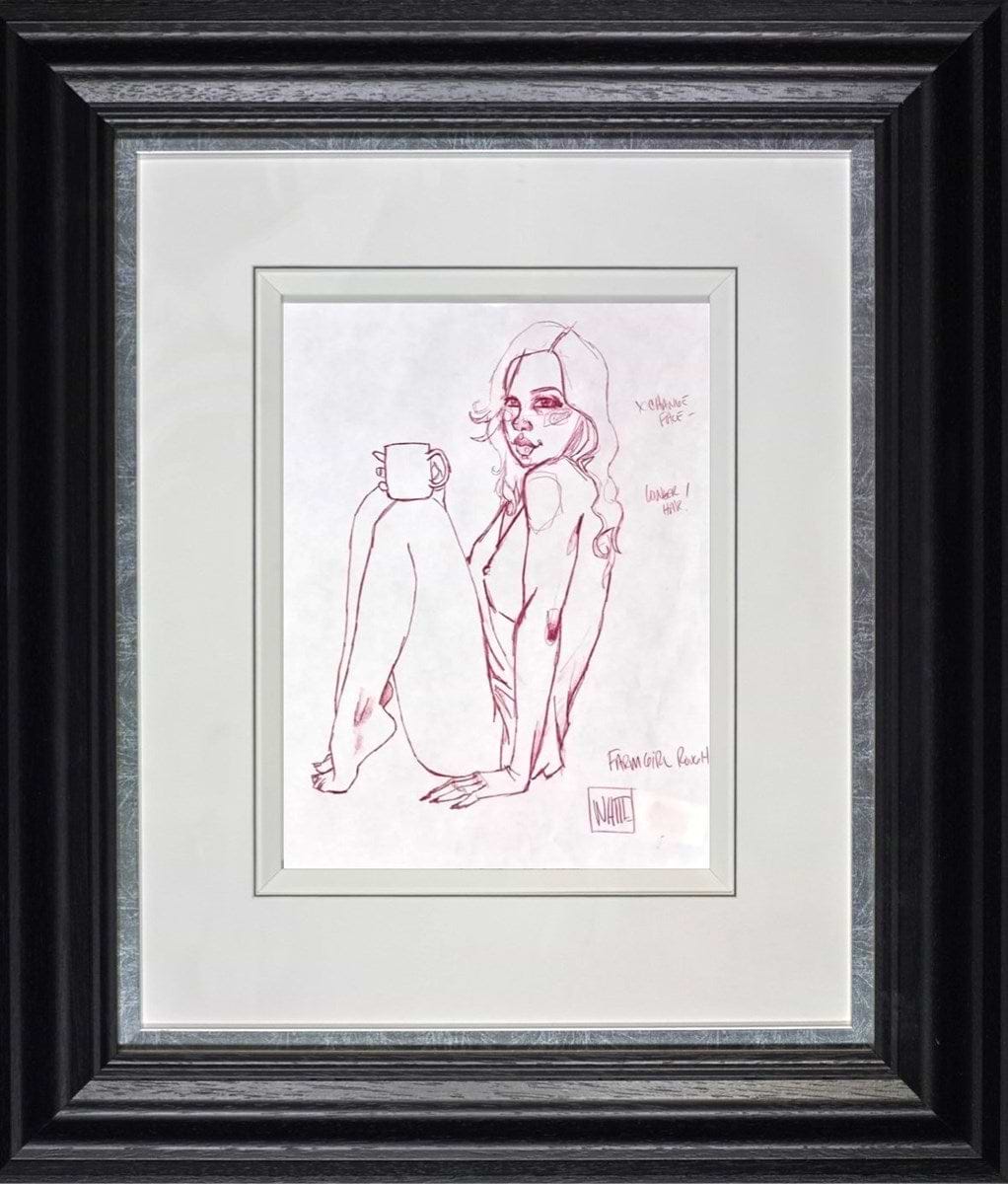 Farm Girl Study (Framed)