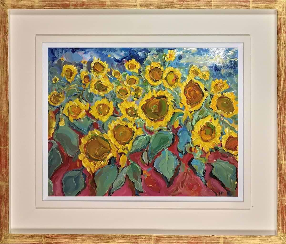 Provencal Sunflowers (Framed)