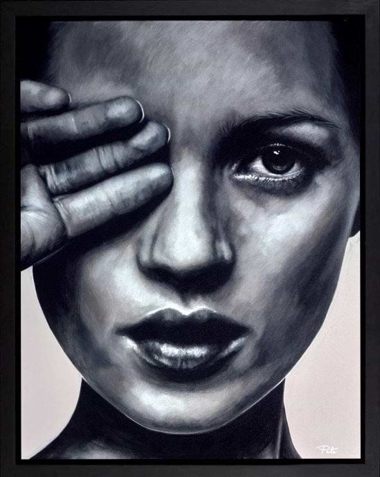 Young Kate Moss (Framed)