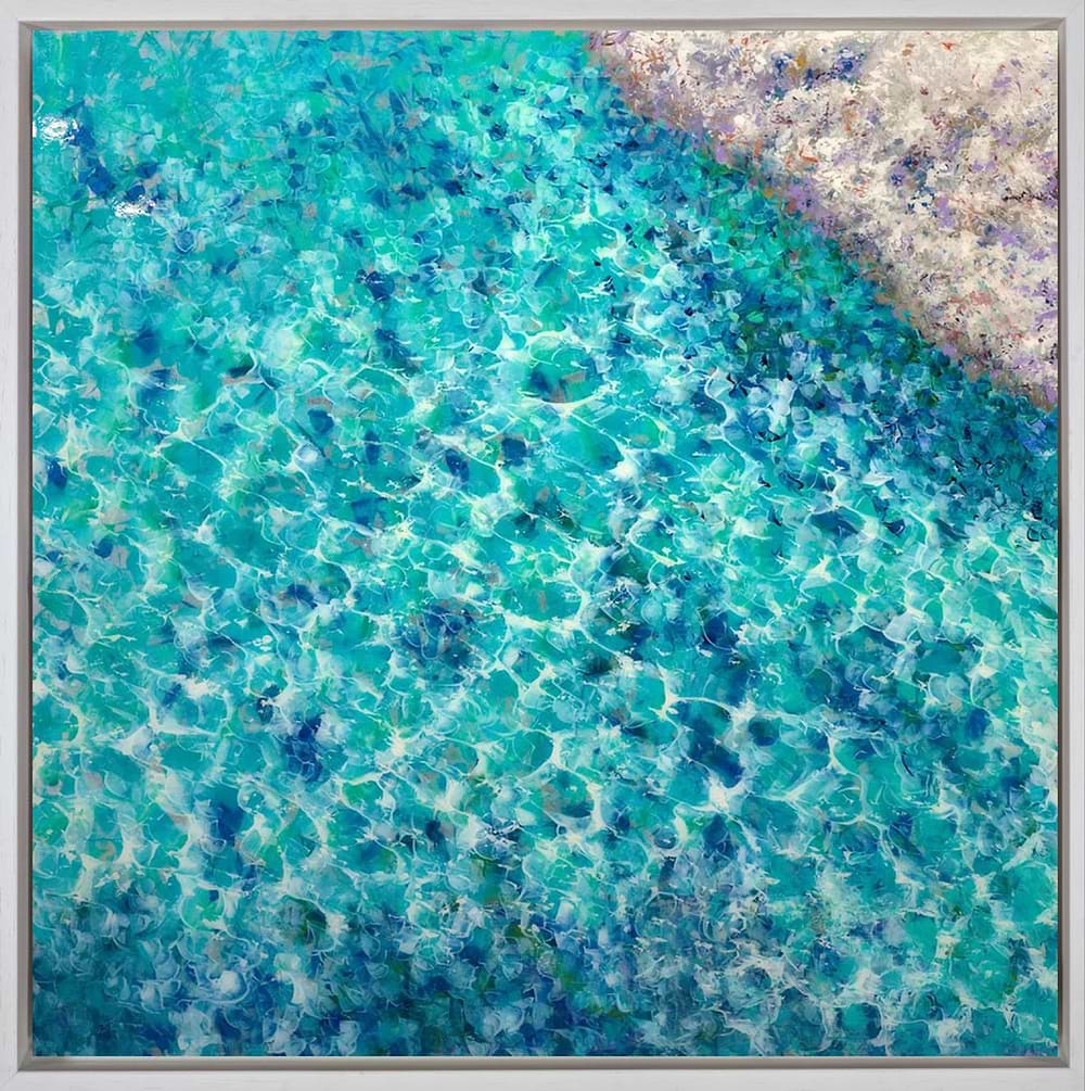 Shining Under Construction Sea (Framed)