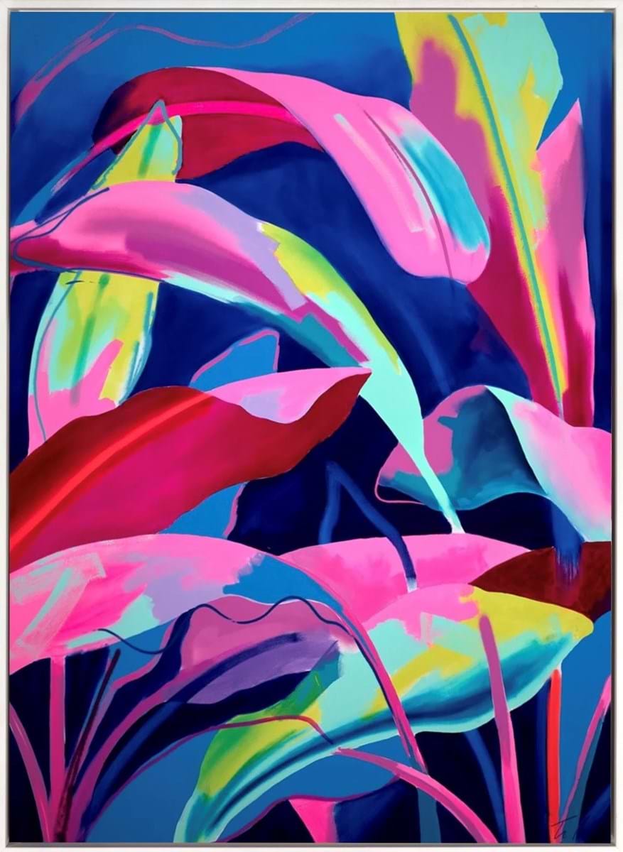 Bajan Garden (Framed)