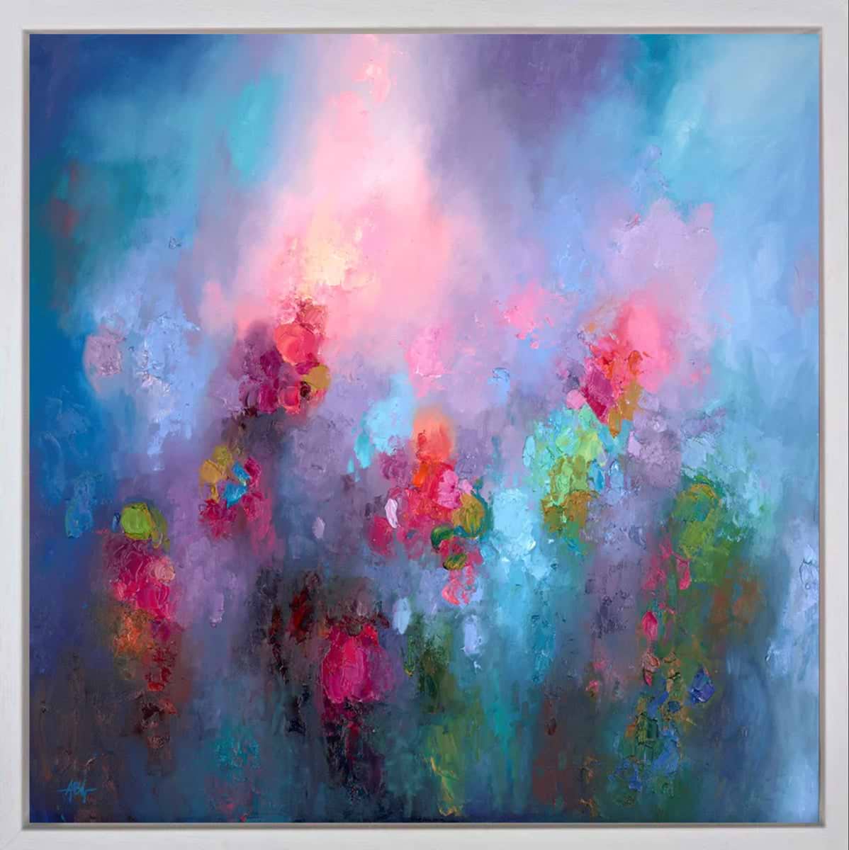 Cascade of Colour (Framed)