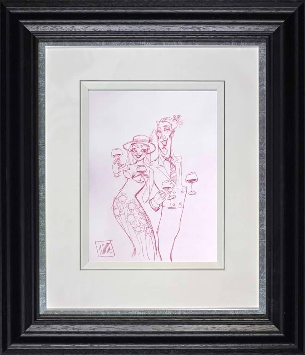 We Love To Drink Study (Framed)
