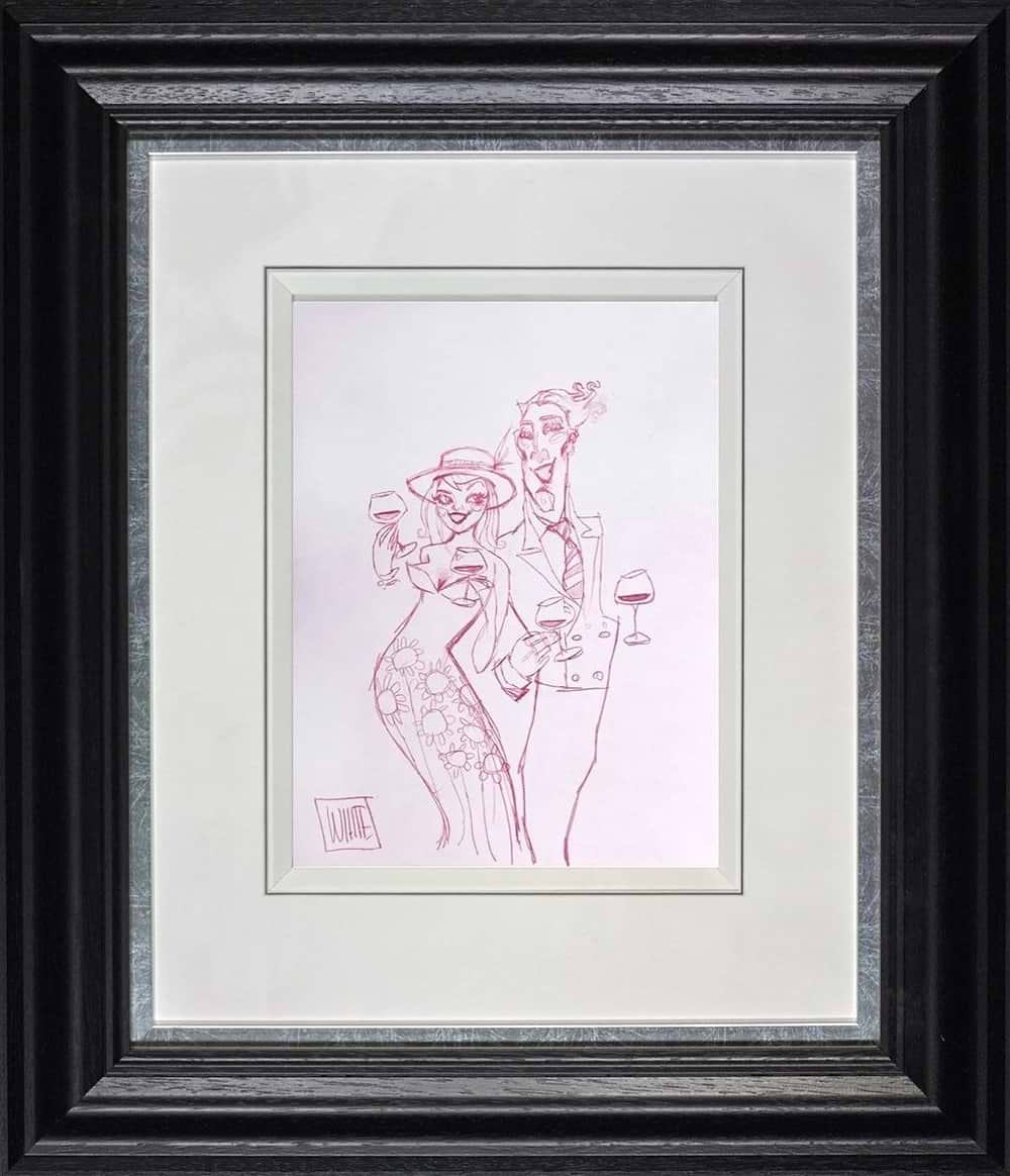 We Love To Drink Study (Framed)