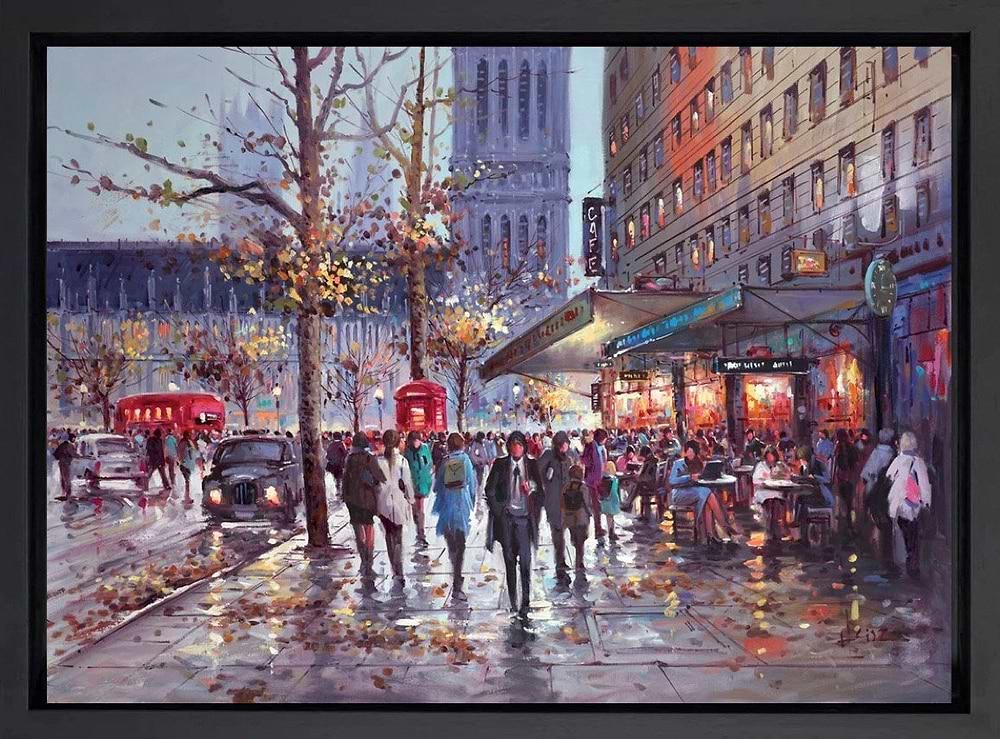 London Cafés (Framed)
