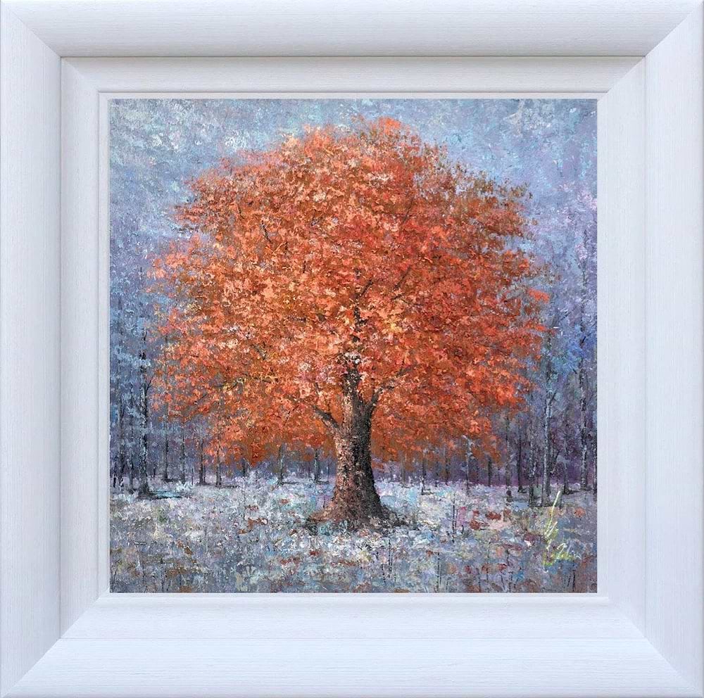 Golden Brown Tree (Framed)